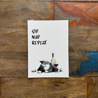 Wine Themed Postcards