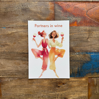 Wine Themed Postcards