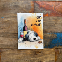 Wine Themed Postcards