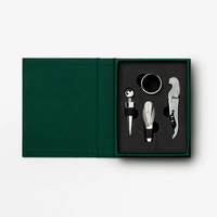 Wijngereedschap cadeauset in boekvorm