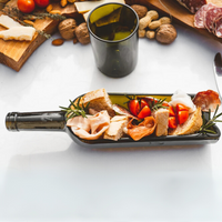 Snackschaal van gerecycled glas