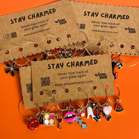 Wine Glass Charm Sets | Drink Markers | Colors