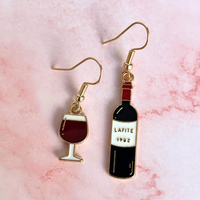 Wine Themed Earrings