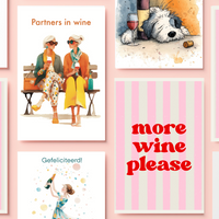Wine Themed Postcards