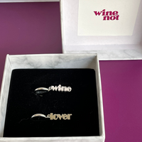 Wine Lover Stainless Steel Earrings