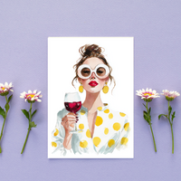 Sunny Side of Wine | Print Art