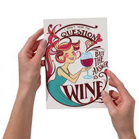Answer is Wine | Print Art