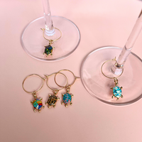 Wine Glass Charm Set | Drink Markers | Turtles