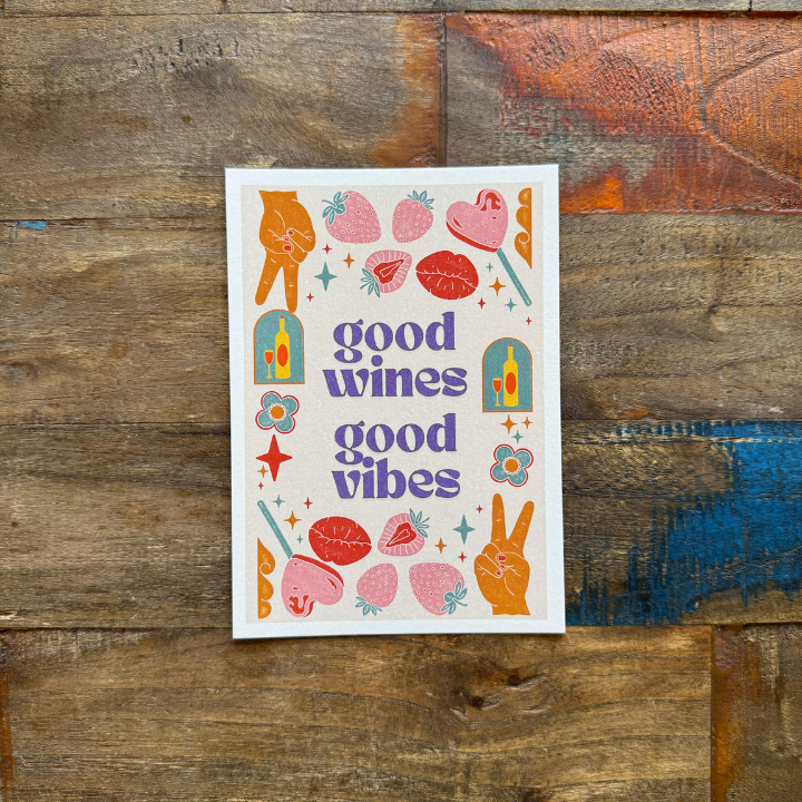 Wine Themed Postcards