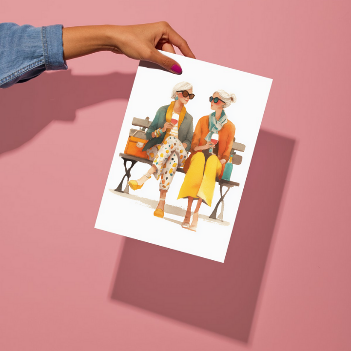 Partners in Wine | Print Art