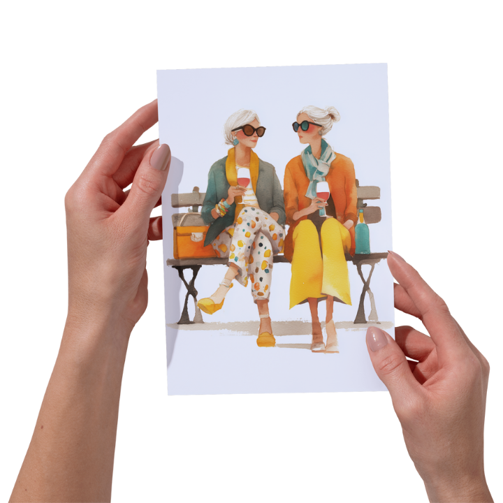 Partners in Wine | Print Art