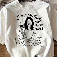 T-shirt | Cat Mother Wine Lover