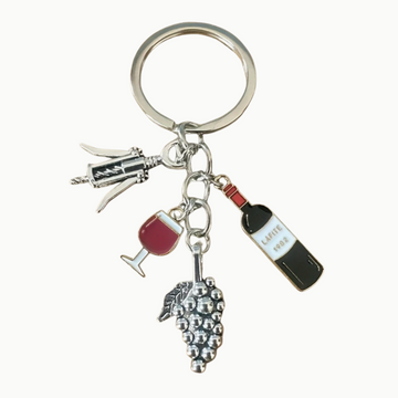 Wine Lovers Key Chain