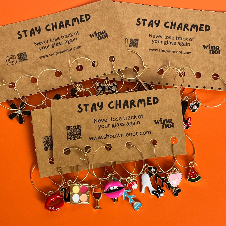 Wijnglas Charme Sets | Drankmarkers | Kleuren