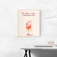 A Glass A Day | Print Art