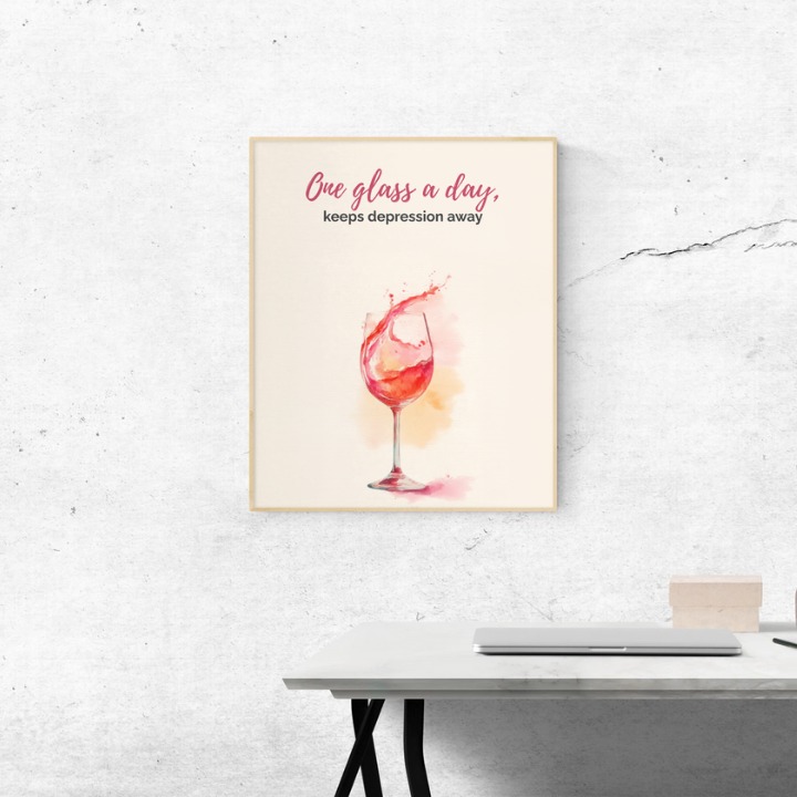 A Glass A Day | Print Art
