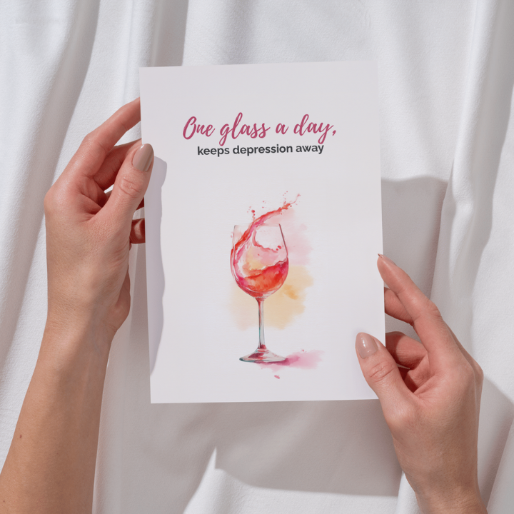 A Glass A Day | Print Art