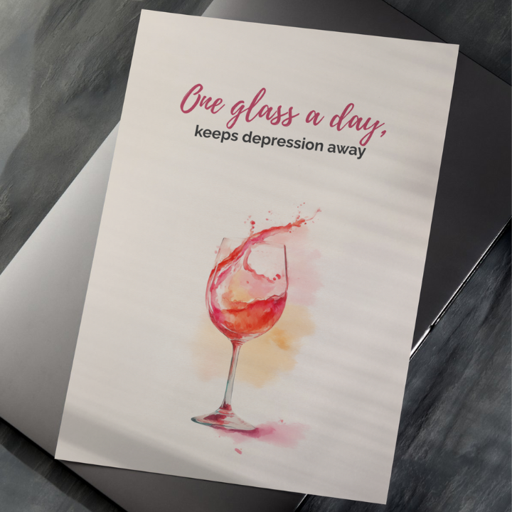 A Glass A Day | Print Art