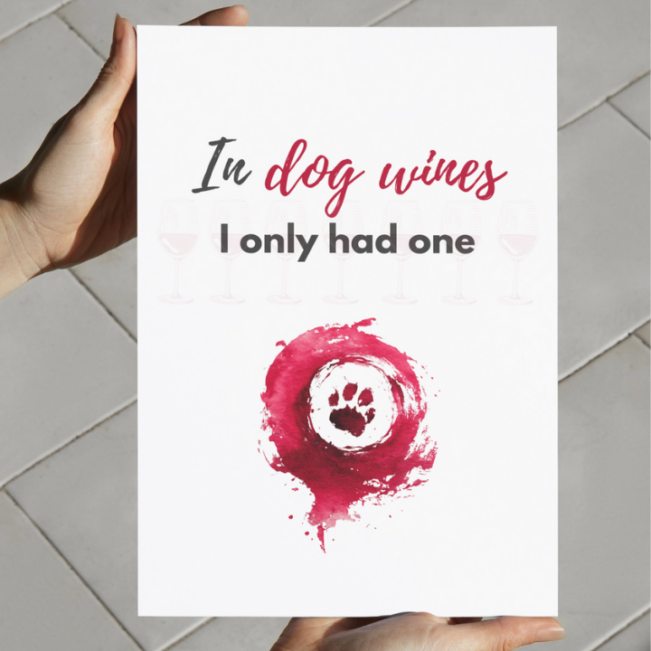 In Dog Wines | Print Art