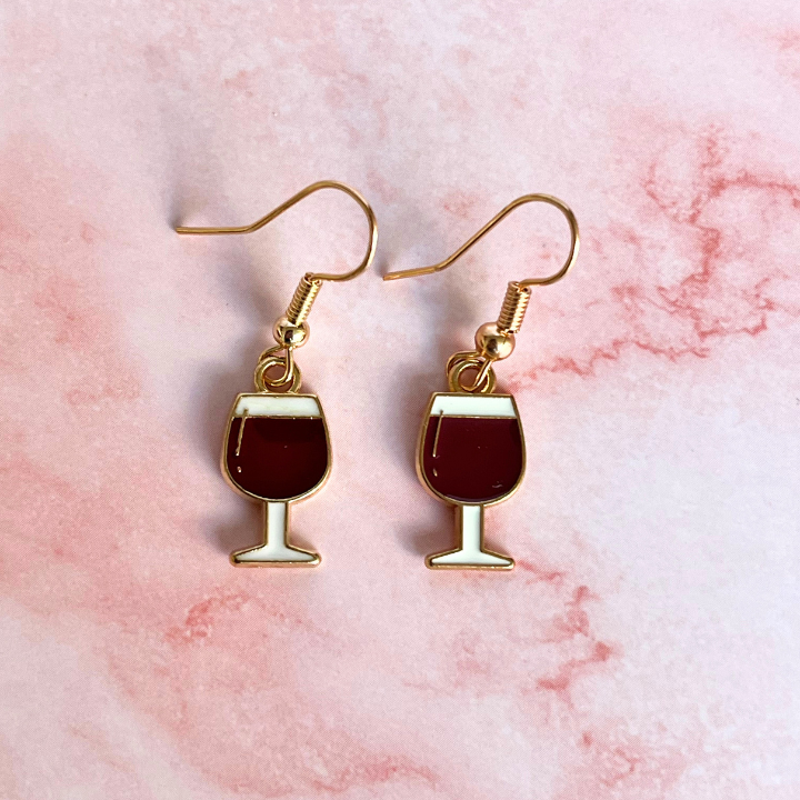 Wine Themed Earrings