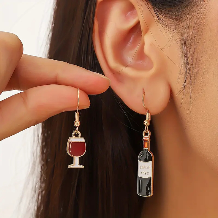 Wine Themed Earrings