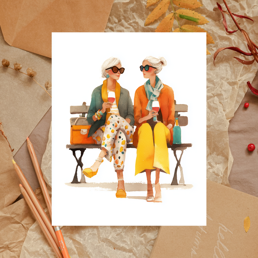 Partners in Wine | Print Art