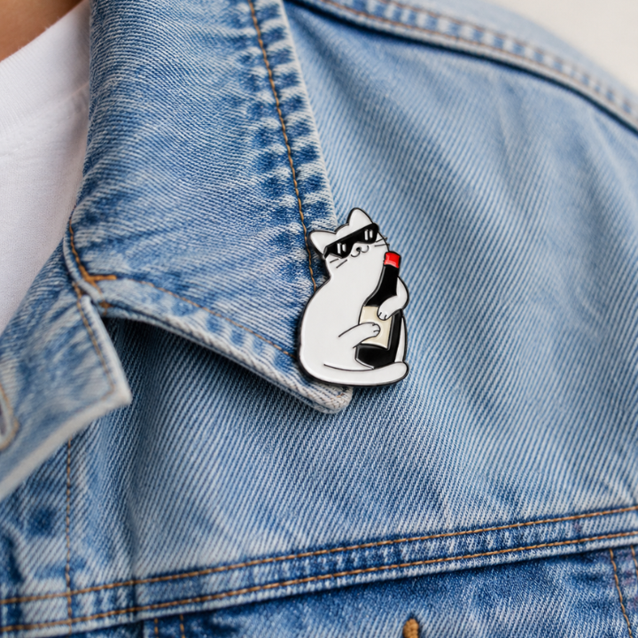 Cat with Sunglasses Pin