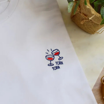 Embroidered T-shirt | Tchin Tchin