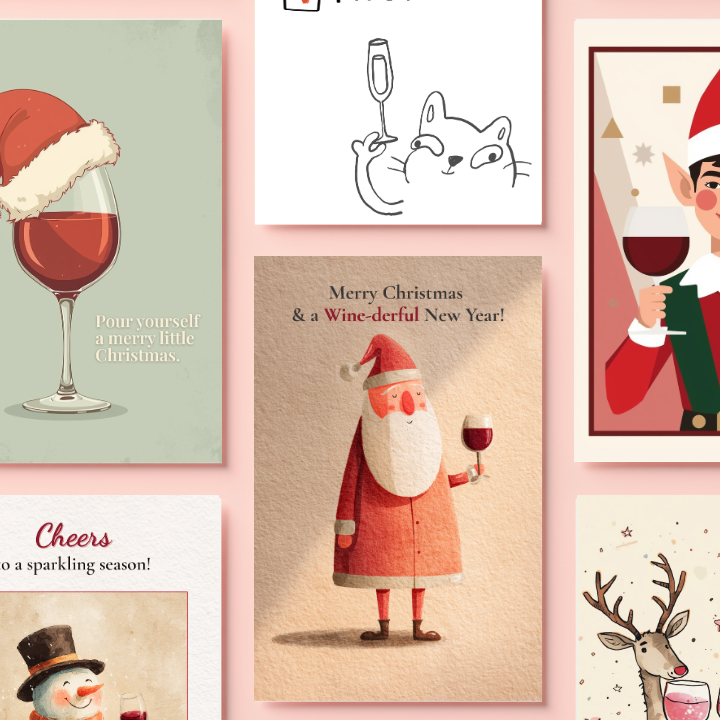 Holiday Postcards | Wine Lover Edition