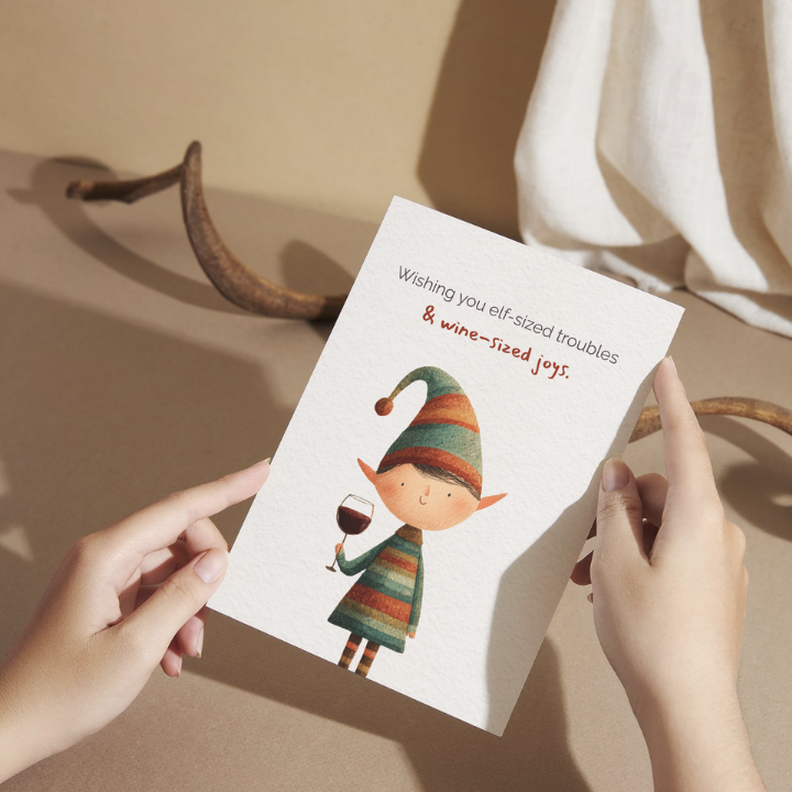 Holiday Postcards | Wine Lover Edition