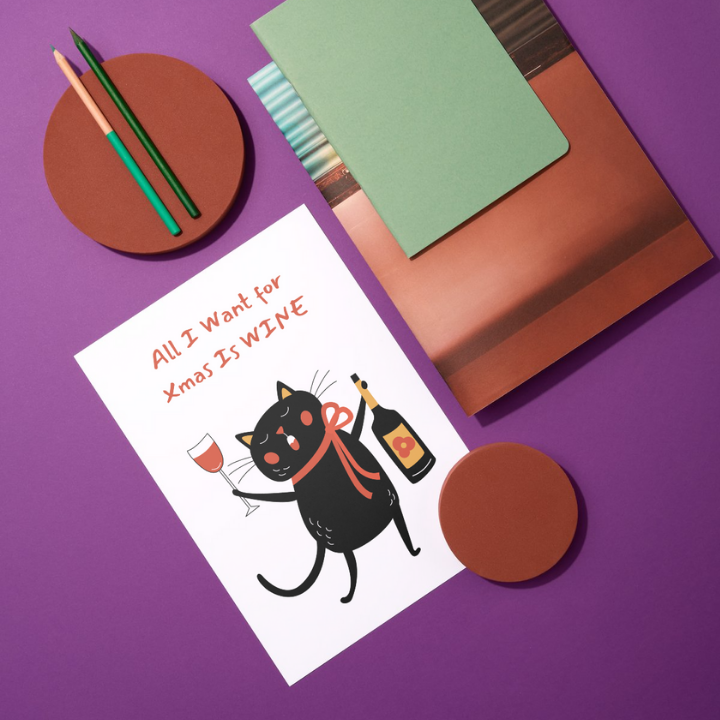 Holiday Postcards | Wine Lover Edition